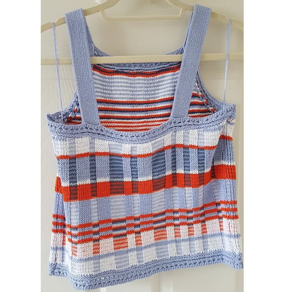 Banana Republic plaid sweater tank - Picture 2 of 9